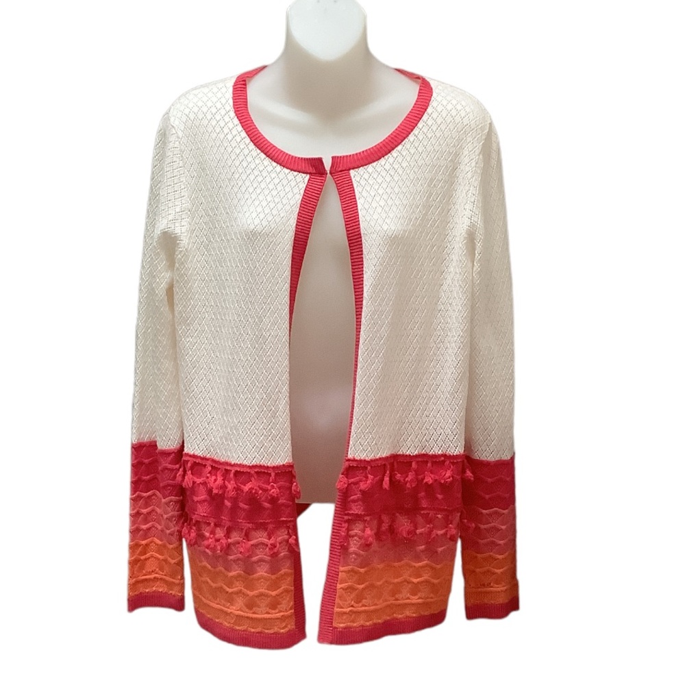 CABANA CAY WOMEN'S TASSEL ACCENT CARDIGAN
